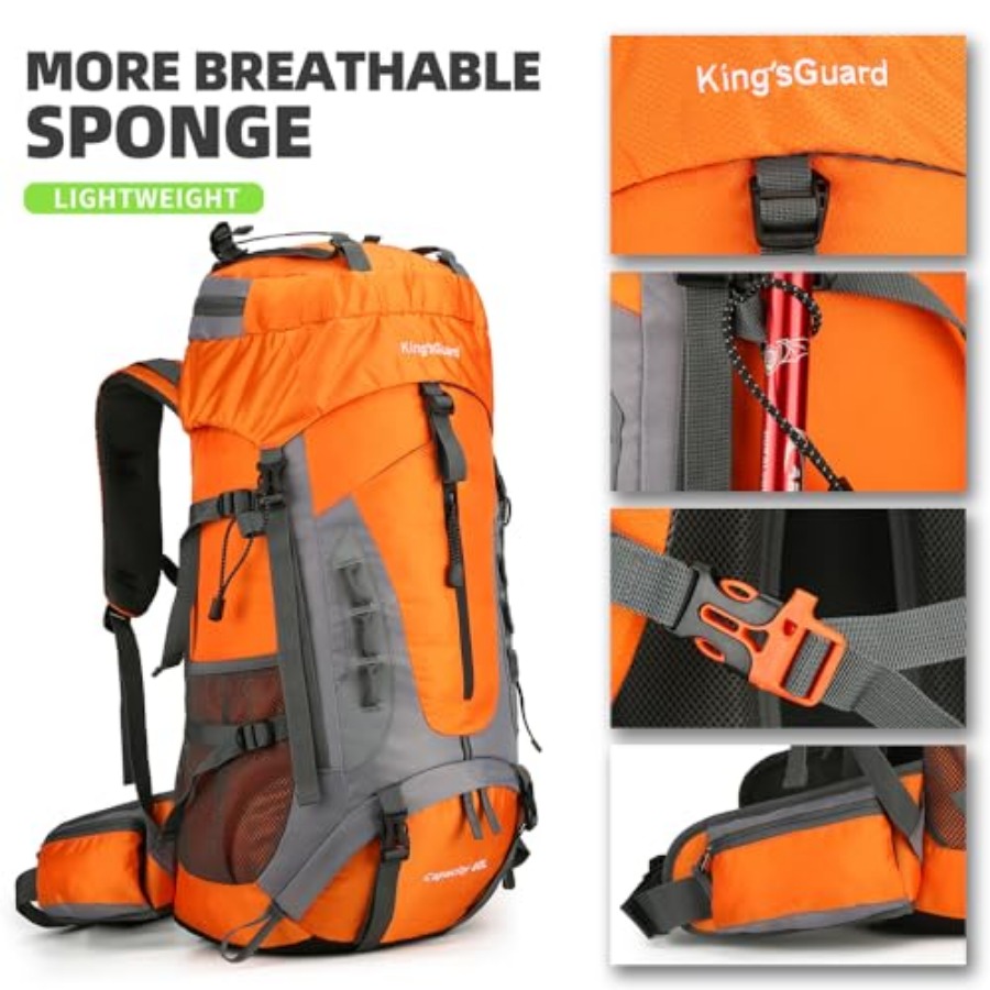 60L Hiking Backpack for Men an - огляд і ціна Hiking Backpack Waterproof