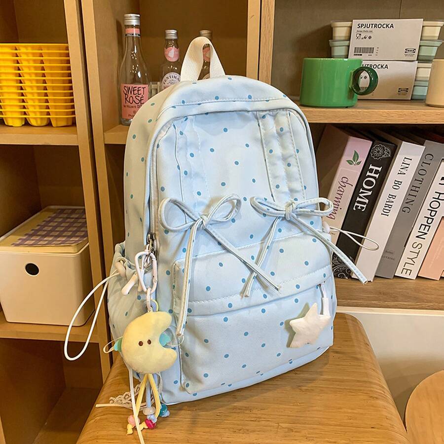 Cute Polka Dot Small Backpack  - огляд і ціна Fashion Backpack Women