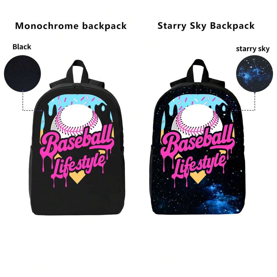 Baseball Drip Design Backpack  - огляд і ціна Laptop Backpack 15.6
