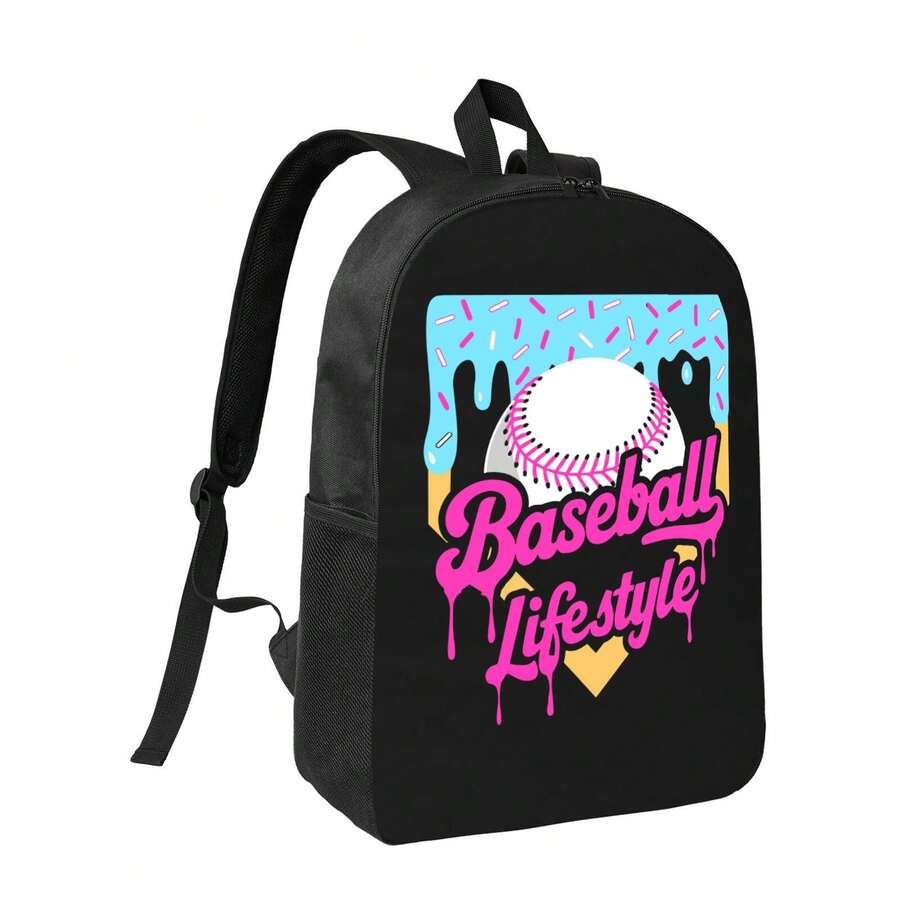 Baseball Drip Design Backpack  - огляд і ціна Laptop Backpack 15.6