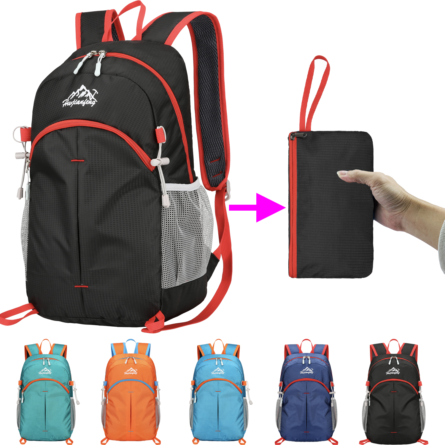 18L Portable Foldable Backpack - огляд і ціна Foldable Backpack Small