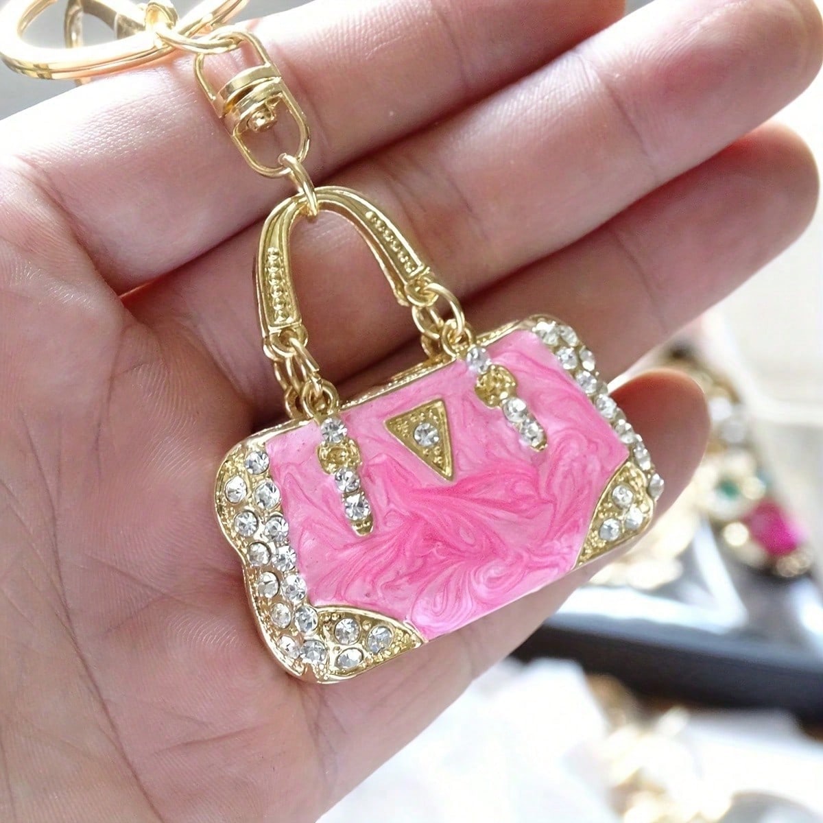 Mini Sparkling Rhinestone Enam - огляд і ціна Mini Backpack Purse