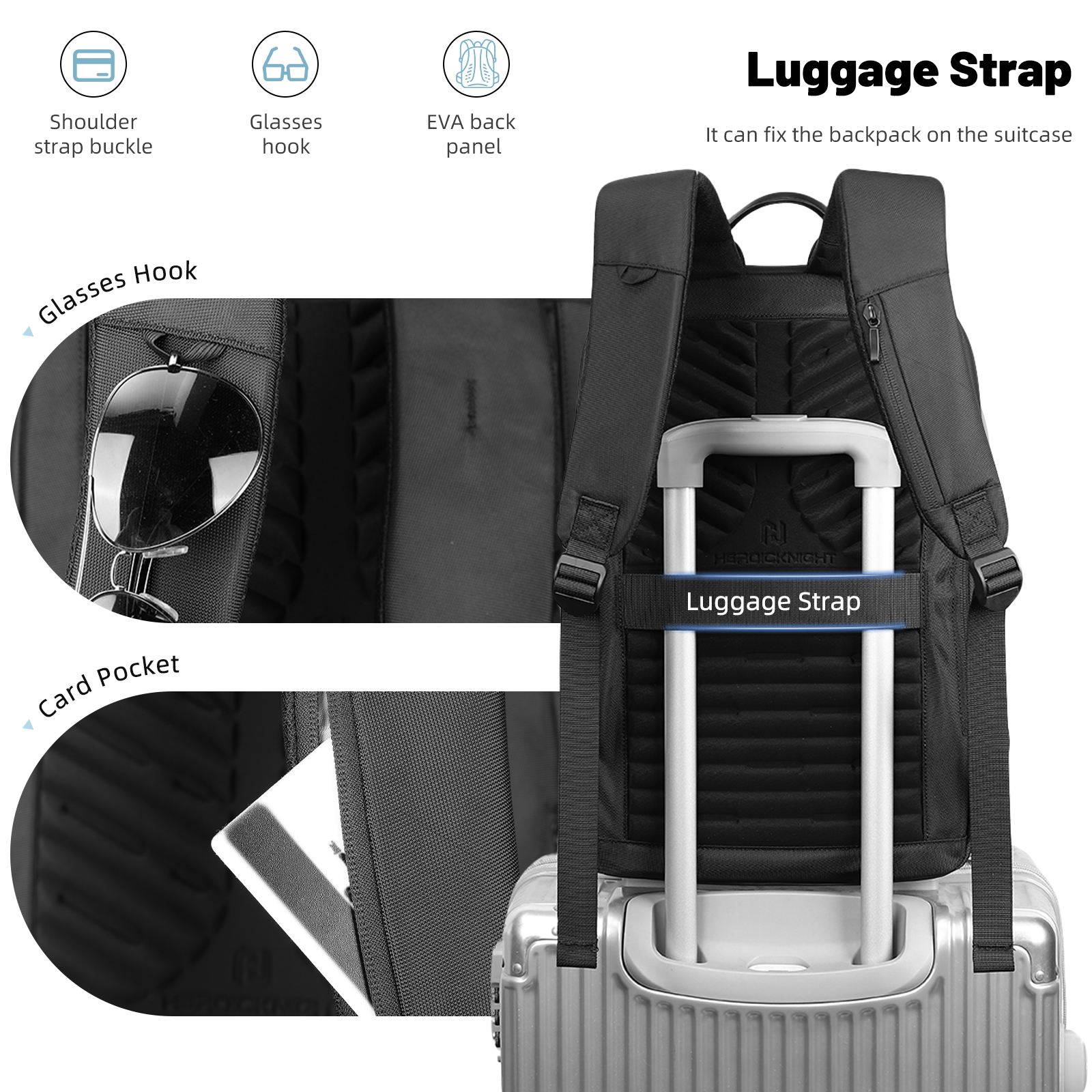 HK Lightweight Men's Business  - огляд і ціна Laptop Backpack 15.6