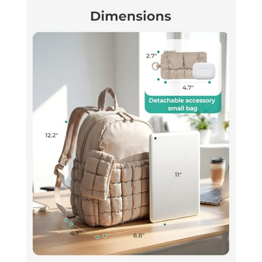 Mini Backpacks for Women, Puff - огляд і ціна Mini Backpack Purse