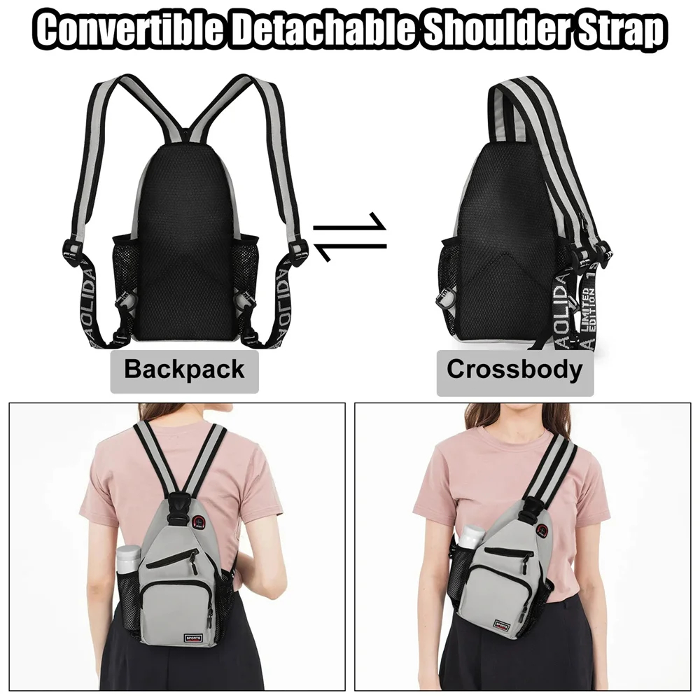 Multi-pocket Casual Chest Bag  - огляд і ціна Fashion Backpack Women
