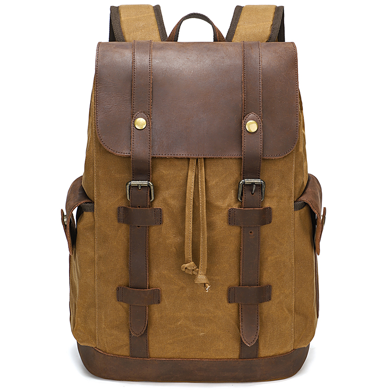 Men's Backpack Vintage Waxed C - огляд і ціна Leather Backpack Vintage