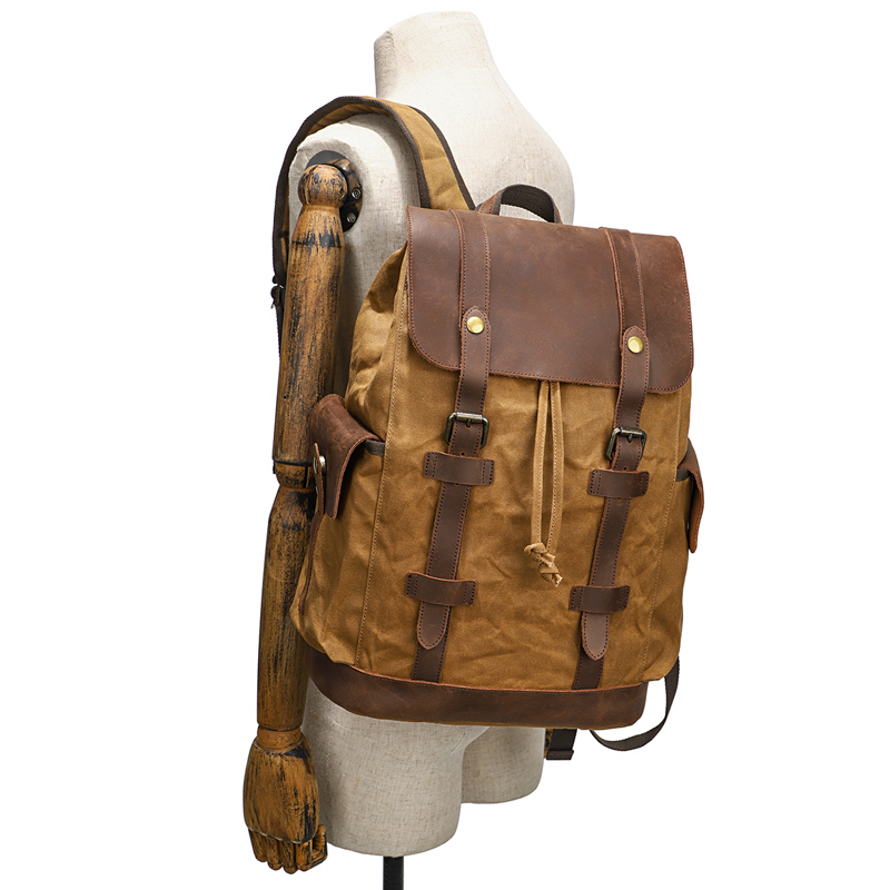 Men's Backpack Vintage Waxed C - огляд і ціна Leather Backpack Vintage