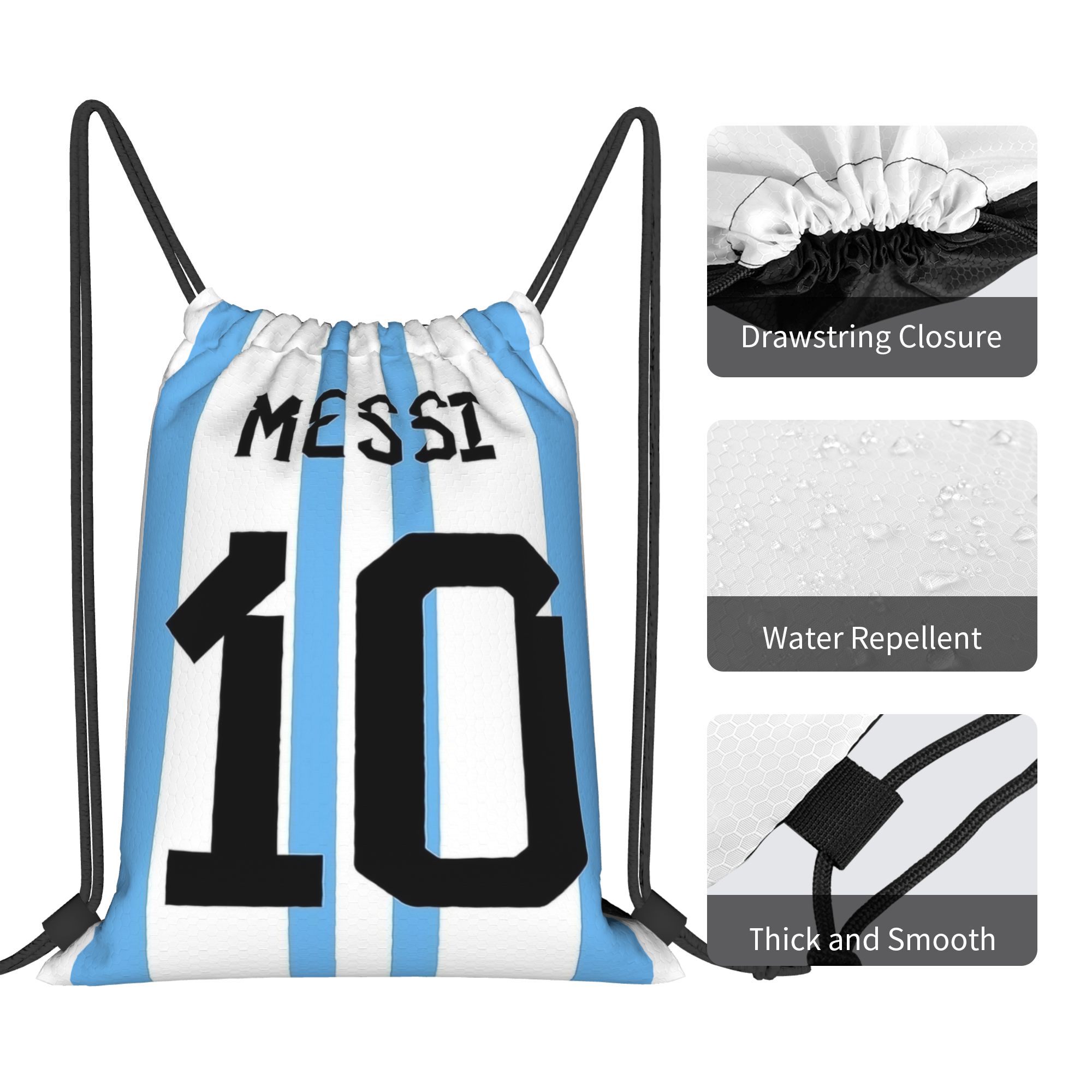 Messis 10 Soccer Football Draw - огляд і ціна Drawstring Gym Bag