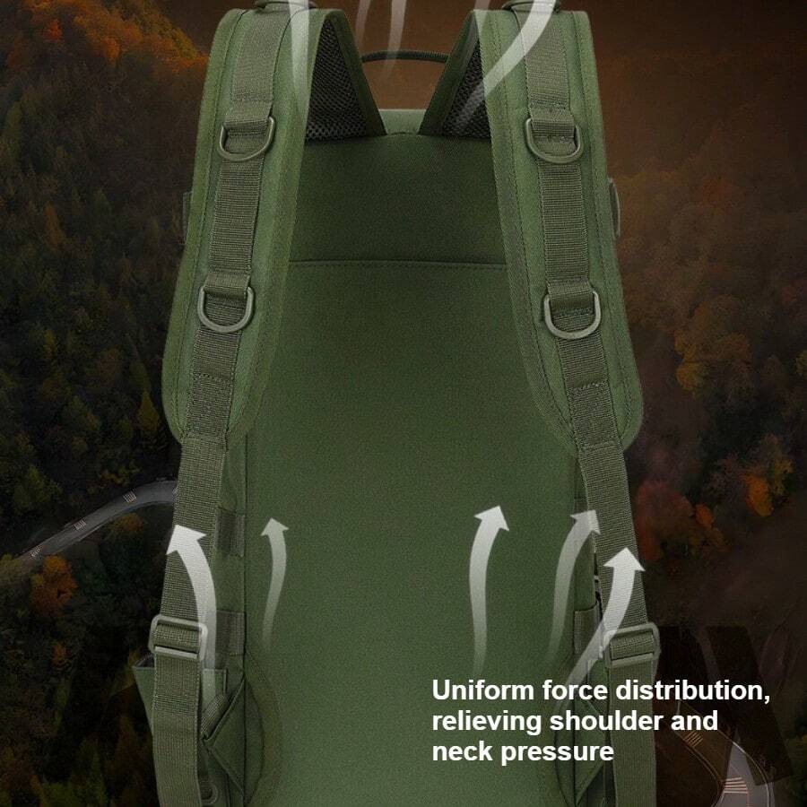 Large Capacity Tactical Backpa - огляд і ціна Hiking Backpack Waterproof