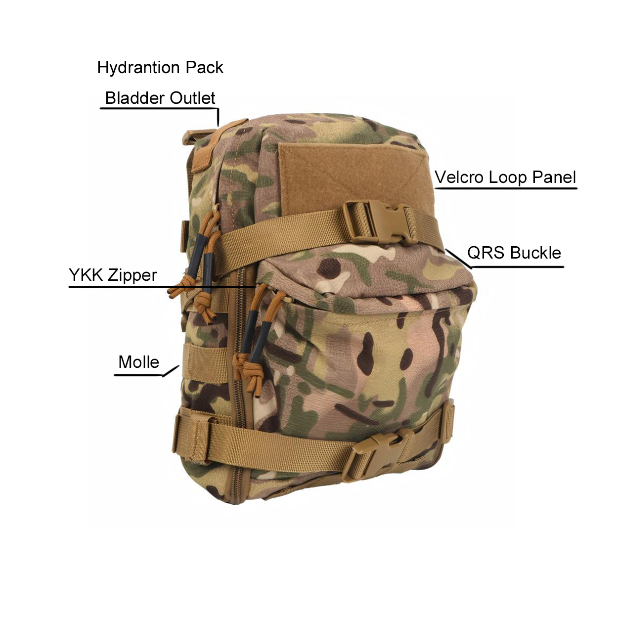 Mini Hydration Bag Outdoor Tac - огляд і ціна Hydration Pack Outdoor