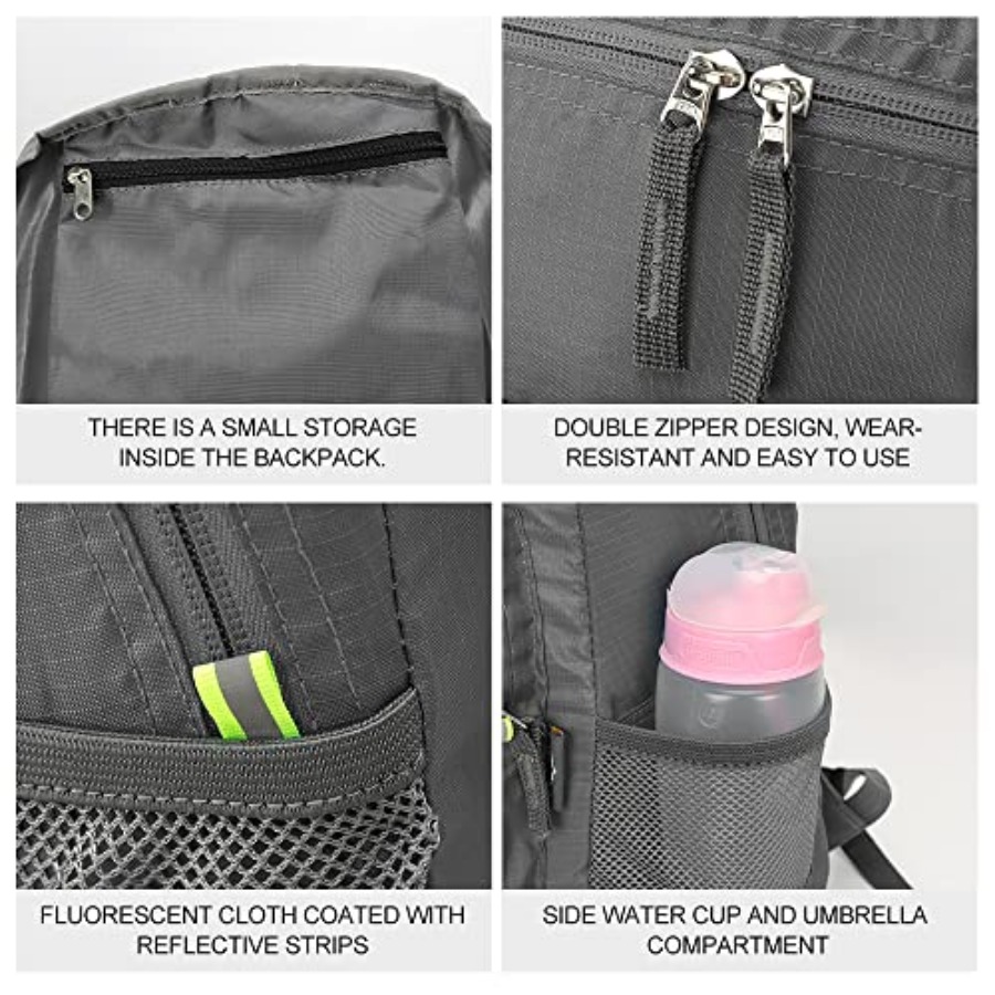 INOXTO 20L Lightweight Hiking  - огляд і ціна Foldable Backpack Small