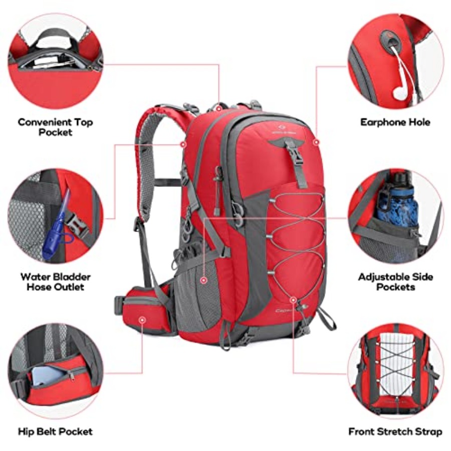 Hiking Backpack, Camping Backp - огляд і ціна Hiking Backpack Waterproof