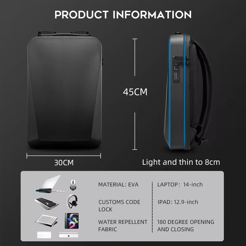 BANGE NEW Shell Design Anti-Th - огляд і ціна Laptop Backpack 15.6