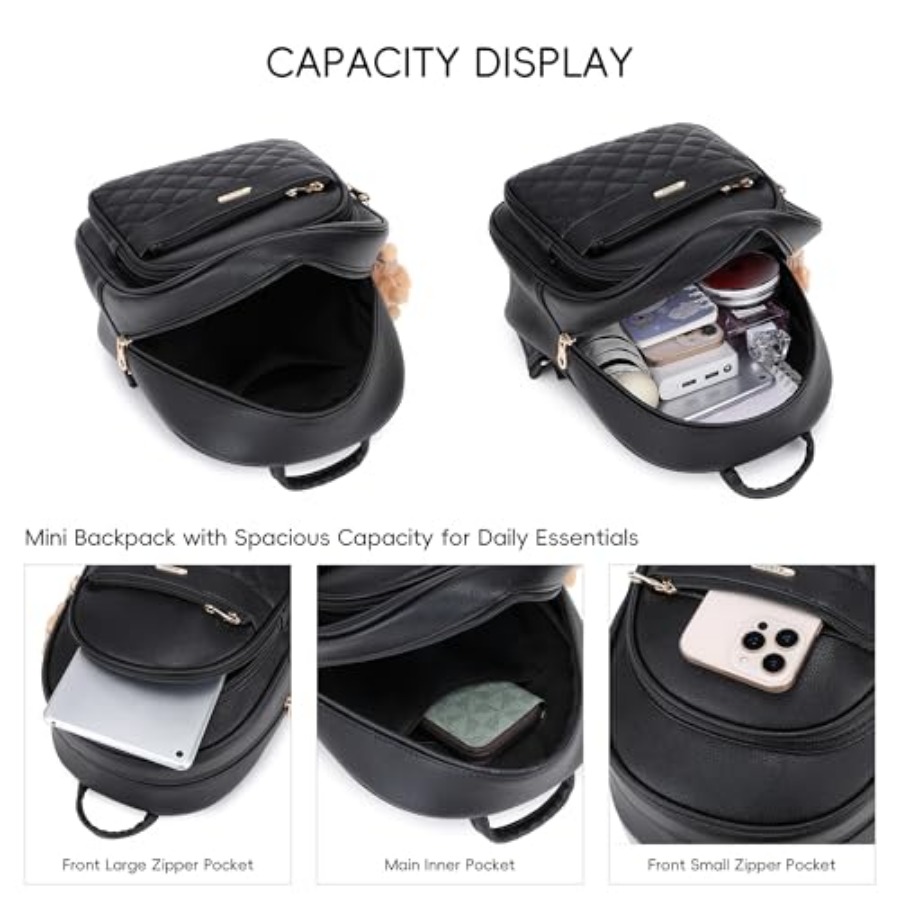 Mini Leather Backpack Purse fo - огляд і ціна Mini Backpack Purse