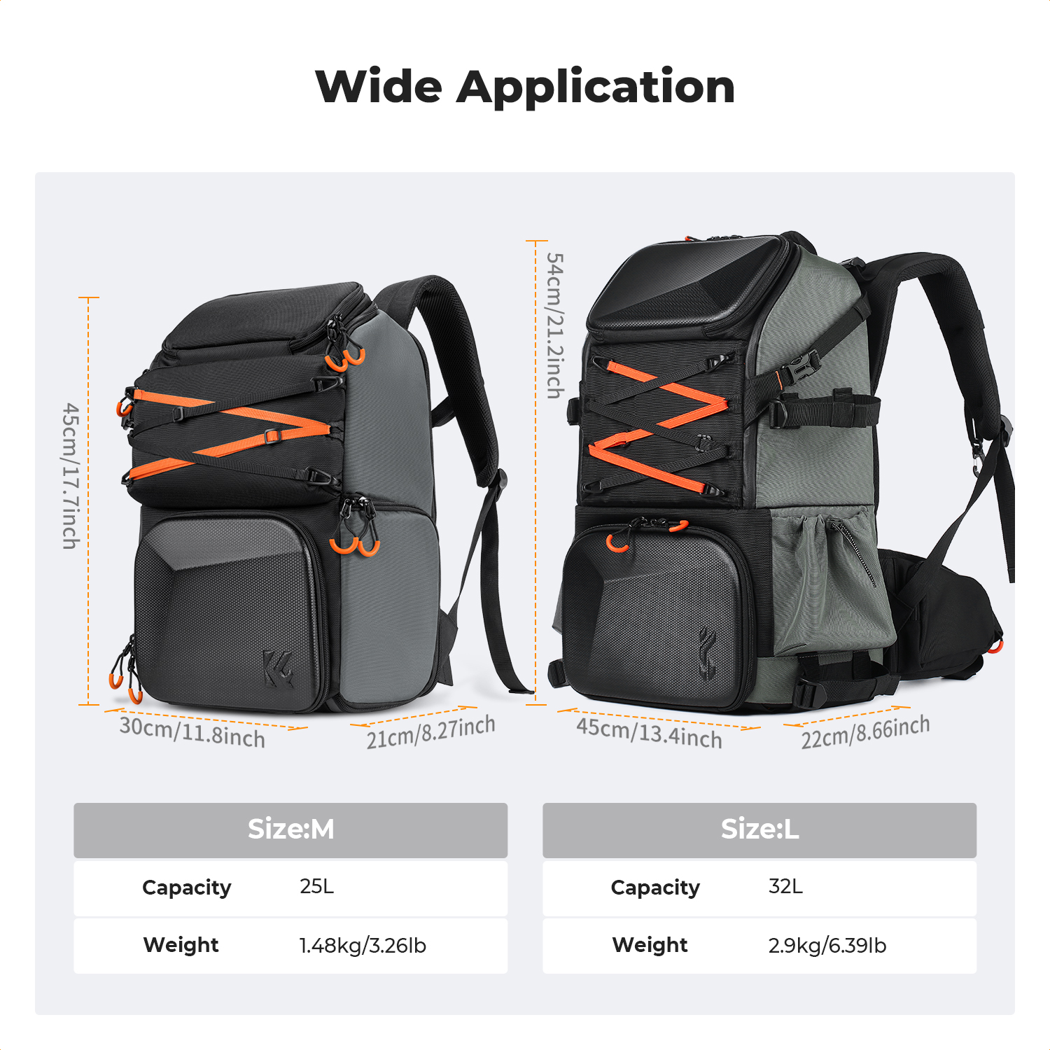 K&F CONCEPT 25L Outdoor Camera - огляд і ціна Rain Cover Backpack