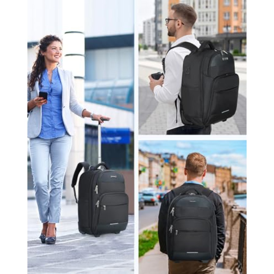 Rolling Backpack 30L Travel La - огляд і ціна Laptop Backpack 15.6