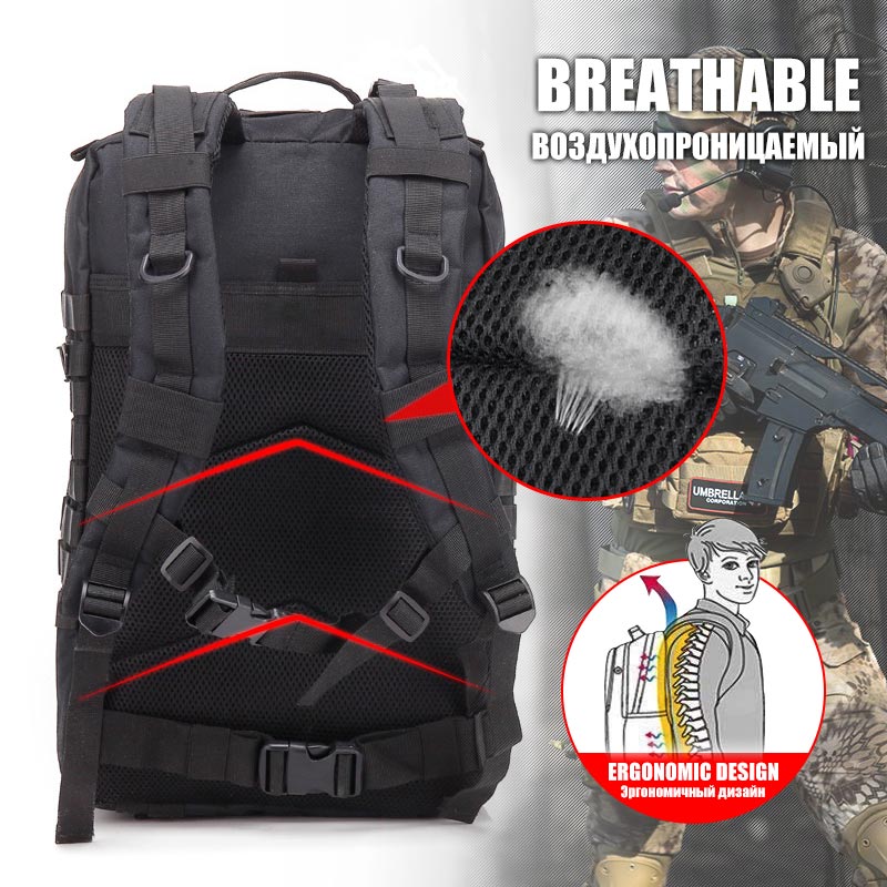 AA 60L Army Military Tactical  - огляд і ціна Urban Backpack Tactical