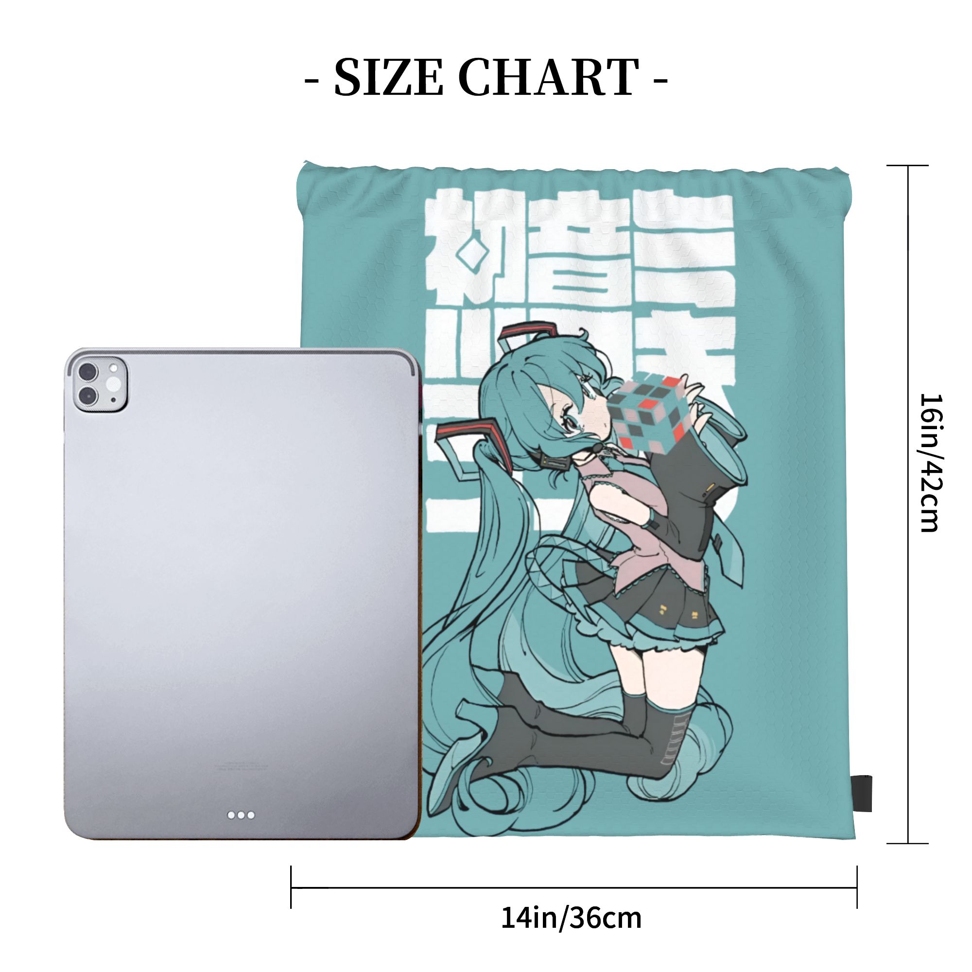 Custom H-Hatsunes Drawstring B - огляд і ціна Drawstring Gym Bag