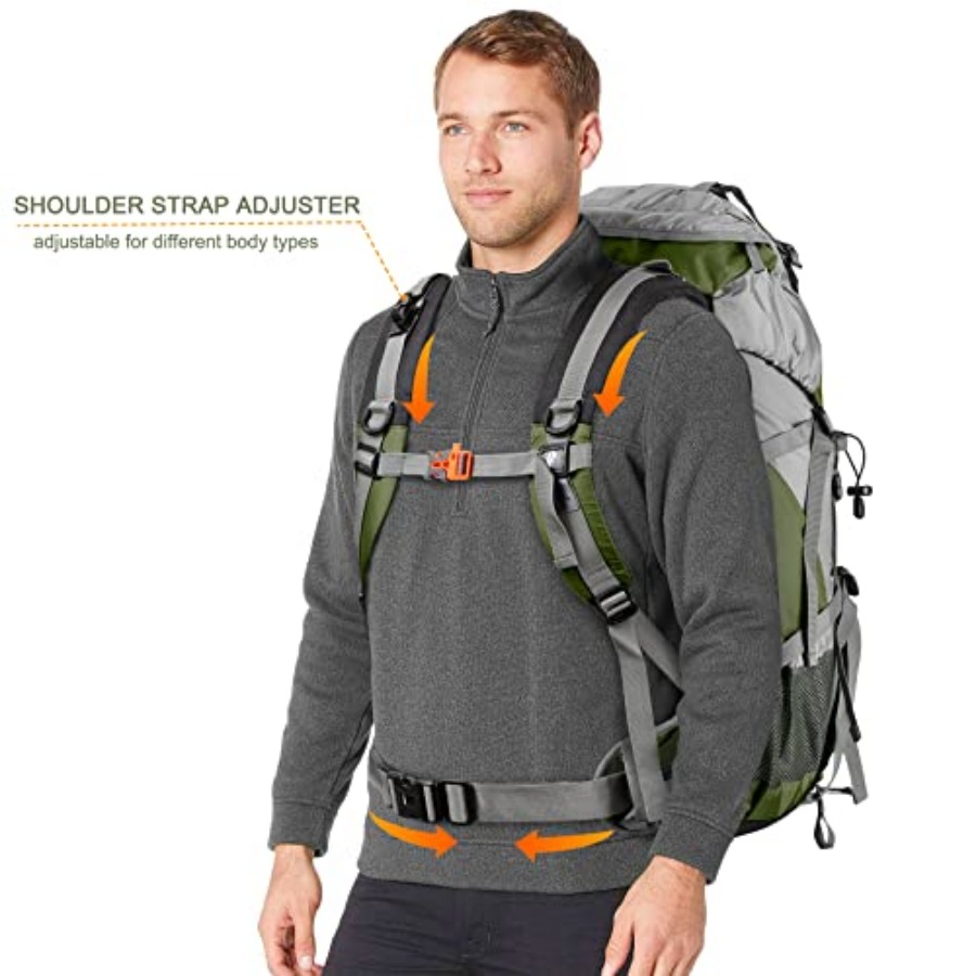 Loowoko 50L Hiking Backpack, W - огляд і ціна Hiking Backpack Waterproof