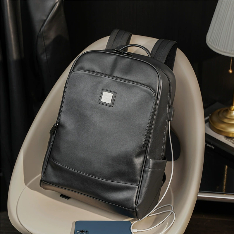 Man's PU Leather Backpack Exec - огляд і ціна Leather Backpack Vintage
