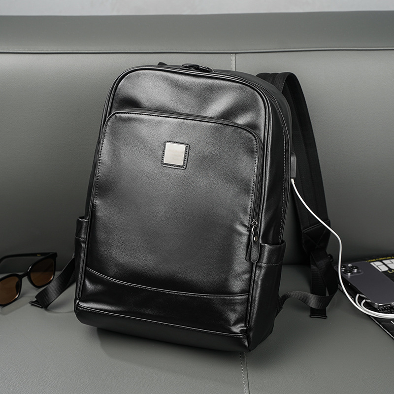 Man's PU Leather Backpack Exec - огляд і ціна Leather Backpack Vintage
