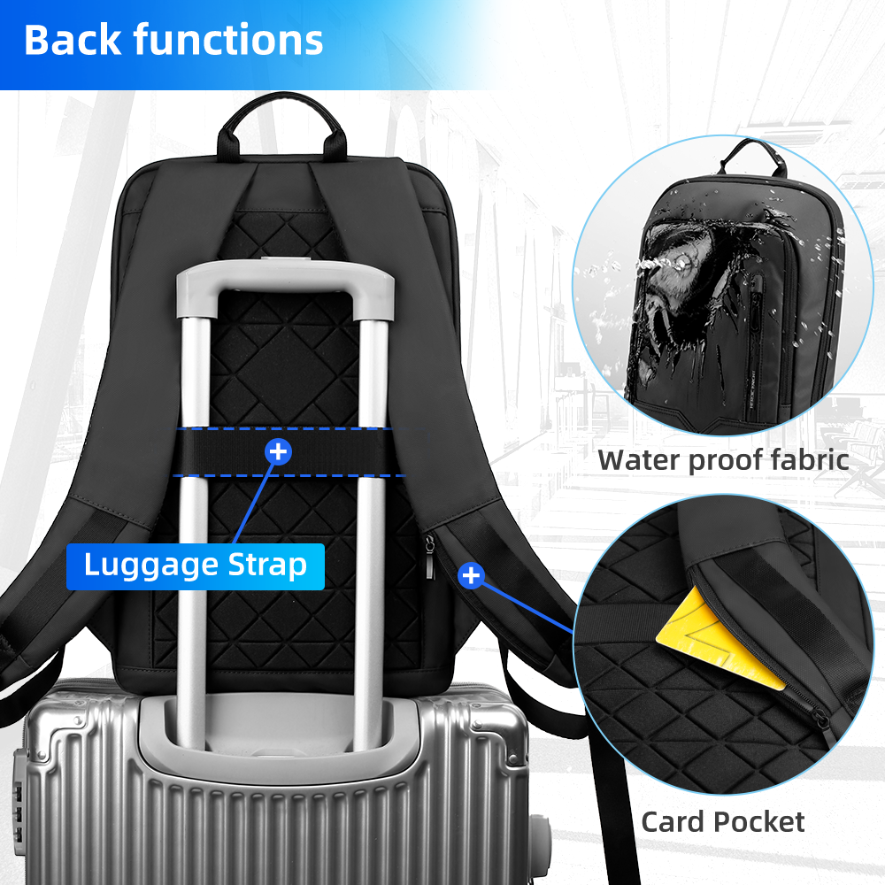 HK Slim Business Backpack for  - огляд і ціна Laptop Backpack 15.6