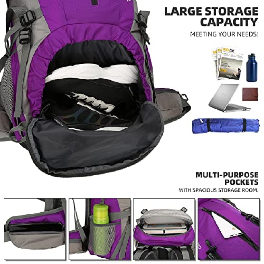 70L Hiking Backpack with Rain  - огляд і ціна Hiking Backpack Waterproof