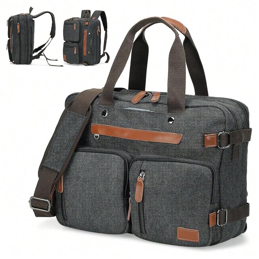 Canvas Laptop Backpack 3-In-1  - огляд і ціна Canvas Backpack Casual