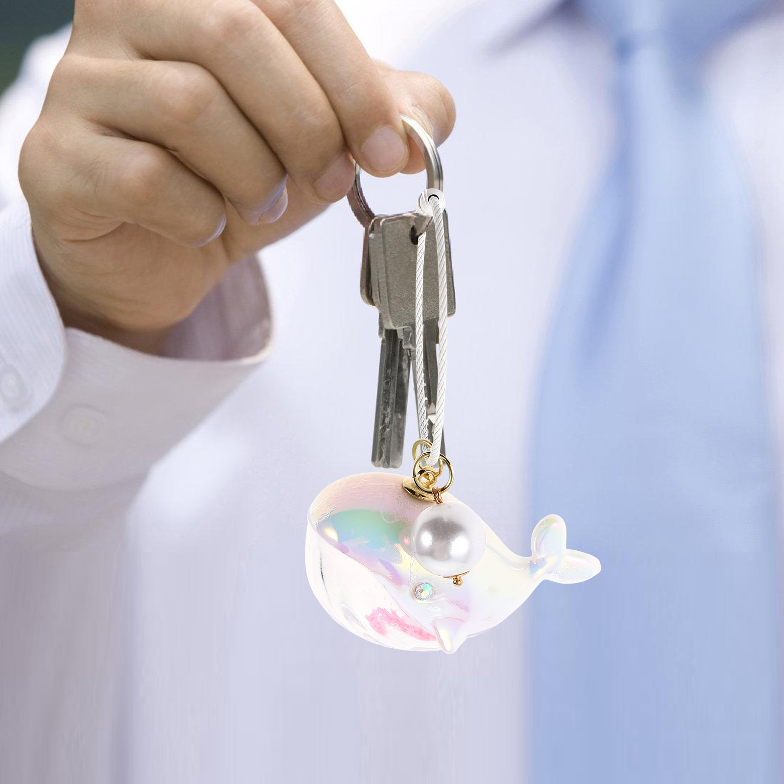 Adorable Whale Keychain Charm  - огляд і ціна Mini Backpack Purse
