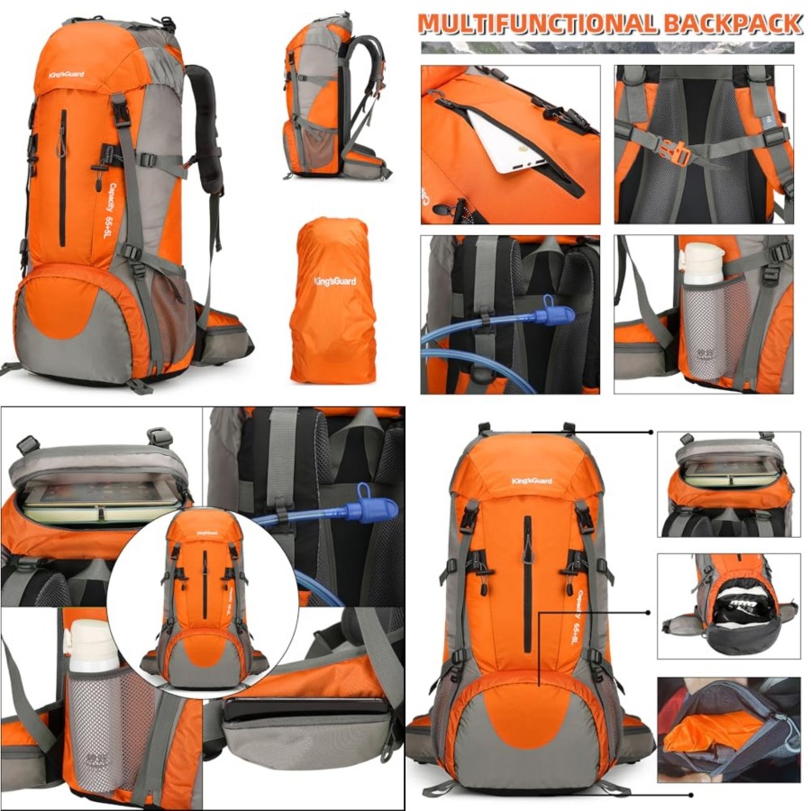 70L Hiking Backpack with Rain  - огляд і ціна Hiking Backpack Waterproof