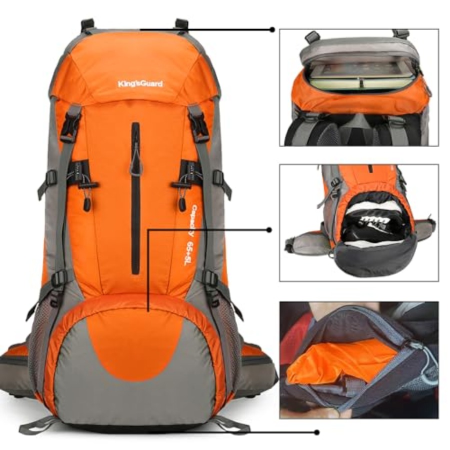 70L Hiking Backpack with Rain  - огляд і ціна Hiking Backpack Waterproof