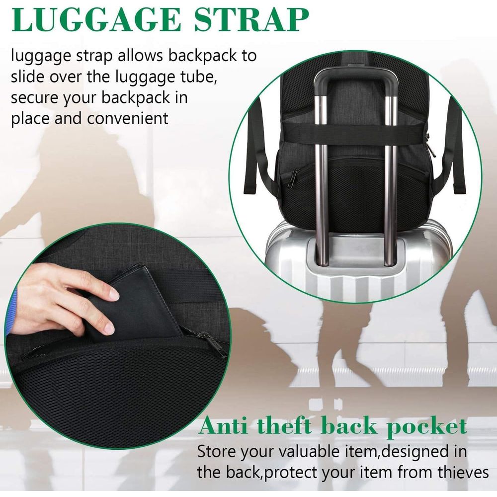 MATEIN BusinLaptop Backpack, 1 - огляд і ціна Laptop Backpack 15.6