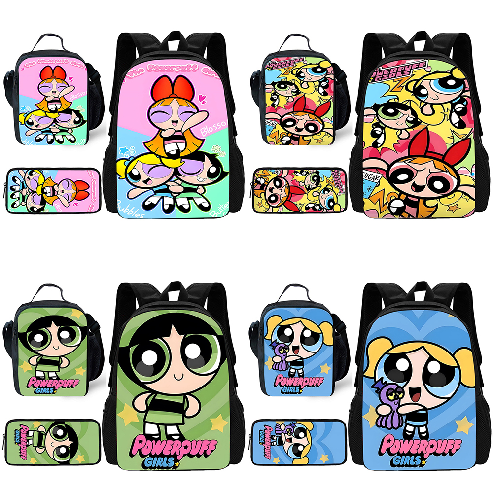 Child Cute Anime Powerpuffs Gi - огляд і ціна School Backpack Teen