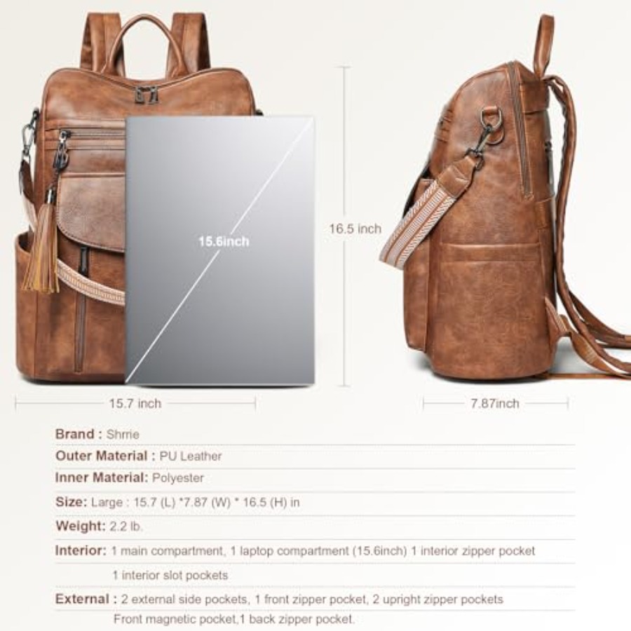Laptop Backpack for Women 15.6 - огляд і ціна Laptop Backpack 15.6