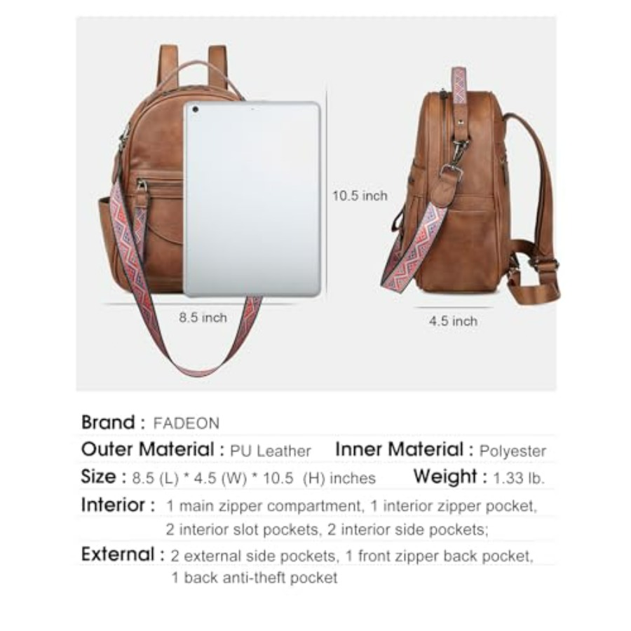 Mini Backpack Purse for Women, - огляд і ціна Mini Backpack Purse