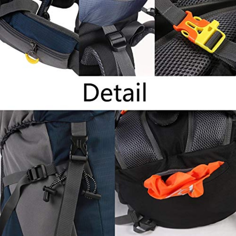 50L Hiking Backpack Men Campin - огляд і ціна Rain Cover Backpack