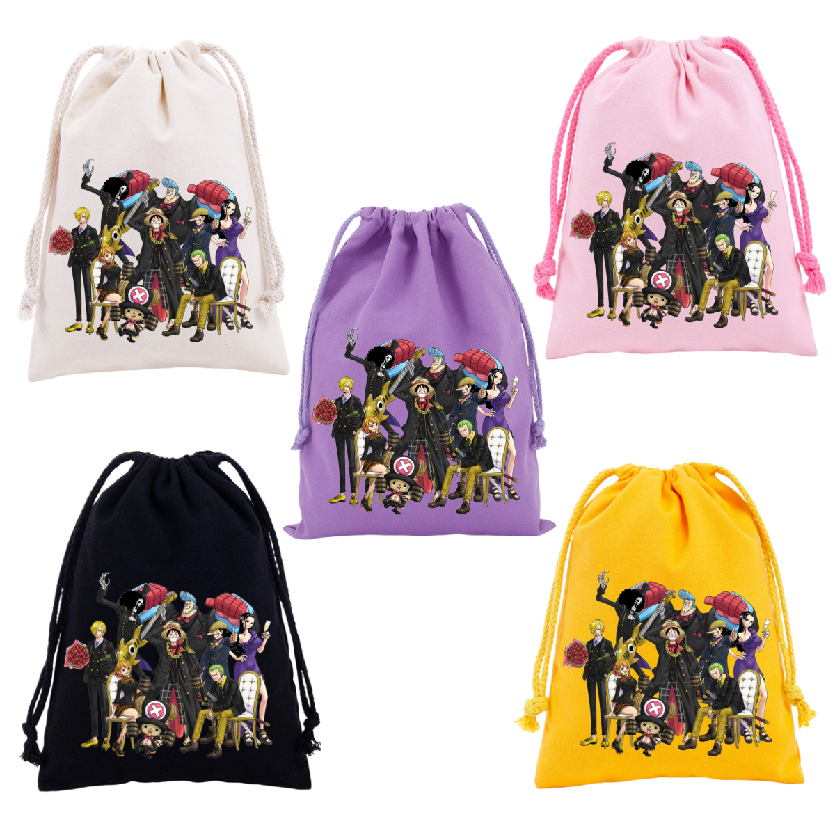 Anime One Piece Drawstring Bac - огляд і ціна Drawstring Gym Bag