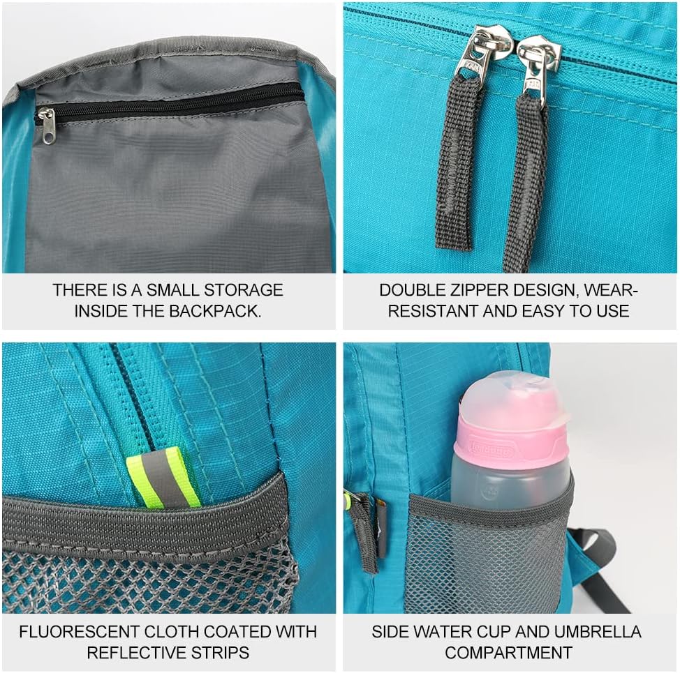 20L Lightweight Hiking Backpac - огляд і ціна Foldable Backpack Small